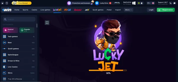 1win Lucky Jet