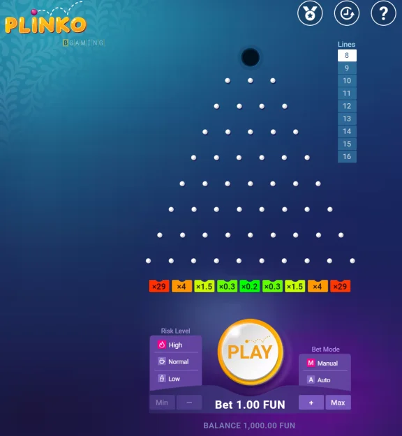 1win Plinko آن لائن